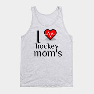 I heart hockey moms Tank Top